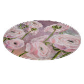 snijplank van roze rozen (Hoek)