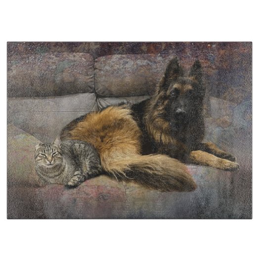 snijplank van rufus en scamp (Voorkant)