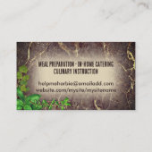 snijplankkruiden koken visitekaartje (Achterkant)