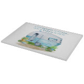  snijvlak van kamperglas snijplank (Hoek)