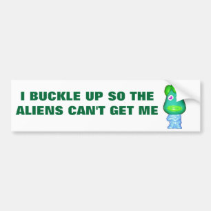 Snikkel omhoog, niet stralen bumpersticker
