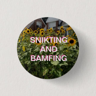 SNIKTING EN BAMFIND RONDE BUTTON 3,2 CM