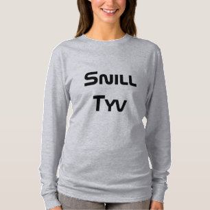 Snill Tyv, vriendelijke dief in het Noors T-shirt