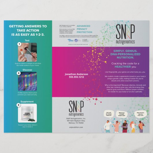 SNiP DIY Trifold Flyer (Voorkant)