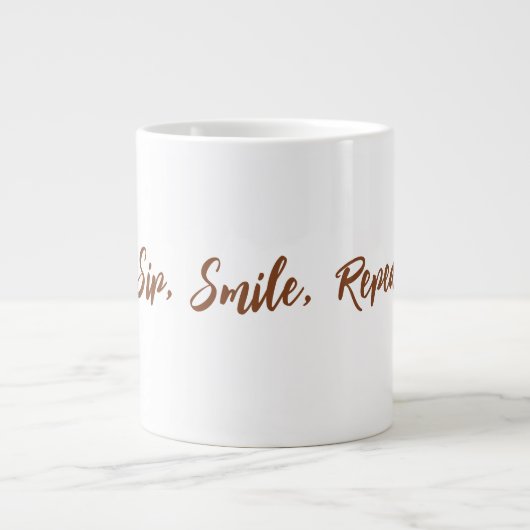 Snip, lach, herhaal extra grote beker (Voorkant)