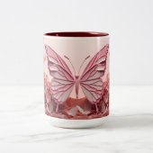 Snip met stijl: 3D Vlinder Koffie Mok (Center)