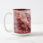 Snip met stijl: 3D Vlinder Koffie Mok (Links)