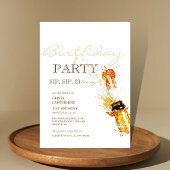 Snip, nip! | Champagne 21e verjaardagsfeest Kaart