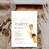 Snip, nip! | Champagne 21e verjaardagsfeest Kaart