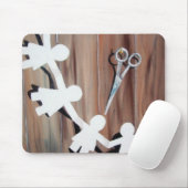 Snip-snip voor echte muismat (Met muis)