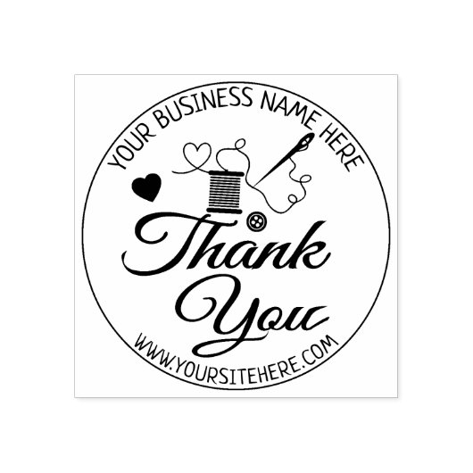 Snipbedrijf Hartelijk dank Rubberstempel (Afrduk)