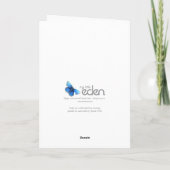 Snipe on a cold and frosty morning fine card feestdagen kaart (Achterkant)