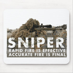 Sniper - Accurate brand is finaal Muismat