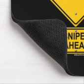 Sniper Ahead Warning Sign Muismat (Hoek)