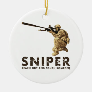 Sniper - Bereik uit Keramisch Ornament