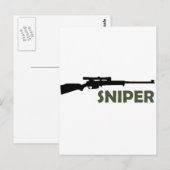 **SNIPER** BRIEFKAART (Voorkant / Achterkant)