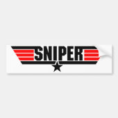 Sniper Bumpersticker (Voorkant)