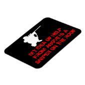 Sniper - Hulp van boven - Koelkast Magnet Magneet (Linkerzijde)