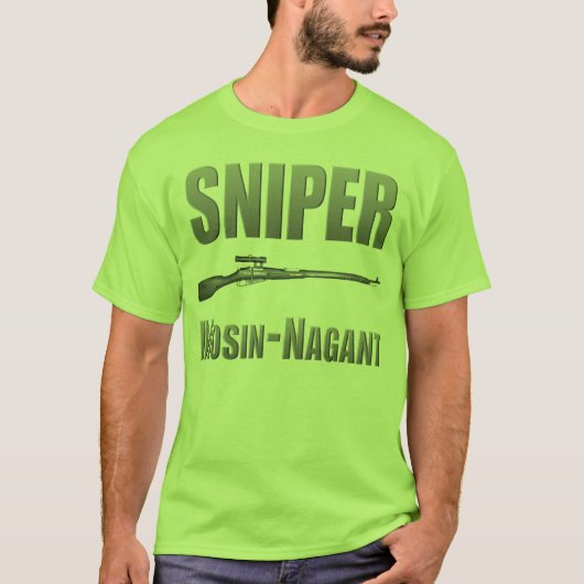 Sniper Mosin-Nagant T-shirt (Voorkant)