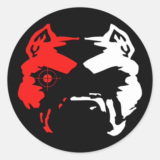 Sniper pitbull sticker (Voorkant)
