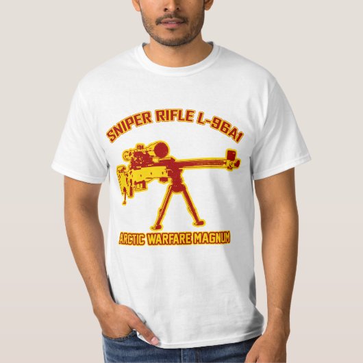 Sniper Rifle L-96A1 T-shirt (Voorkant)