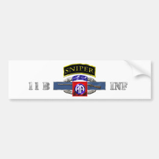 Sniper Tab 11B CIB 82e lucht Bumpersticker