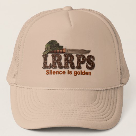 Snipers lrps lrp lurps legermariniers trucker pet (Voorkant)
