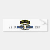 Snipertab 11B CIB 101st Airborne Bumpersticker (Voorkant)