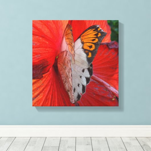 Snippen zoet canvas afdruk (Insitu (Houten vloer))