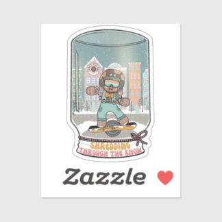 Snipperen door de Snow Sticker 2