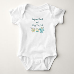 Snippers en Slakken en Staarten van Puppies Romper
