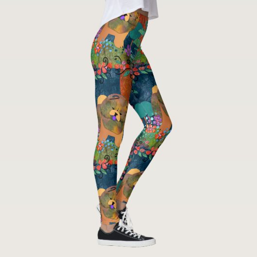 SNIPPETS - groot patroon - de leggings van de Kant (Rechts)