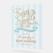 Snips and Snails Baby Boy Baby shower Bienvenue (Angle)
