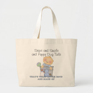 Snips en slakken en Puppy Dog Tails Luiertas Grote Tote Bag