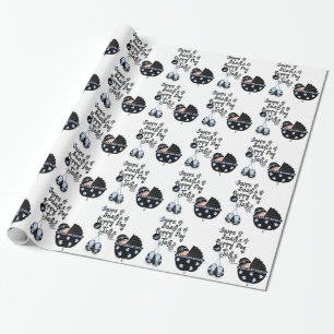 Snips en Slakken Jongens Baby Borrel Cadeaupapier