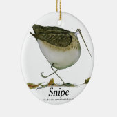 Snipvogel, tonifernandes keramisch ornament (Rechts)