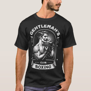 #snirt Heren Boksklub Retro Met Doos Boksen T-shirt