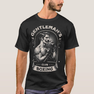 #snirt Heren Boksklub Retro Met Doos Boksen T-shirt