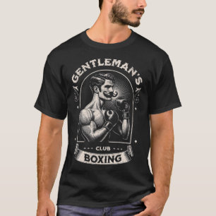 #snirt Heren Boksklub Retro Met Doos Boksmotief T-shirt