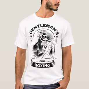 #snirt Heren Boksklub Retro Met Doos Boksmotief T-shirt