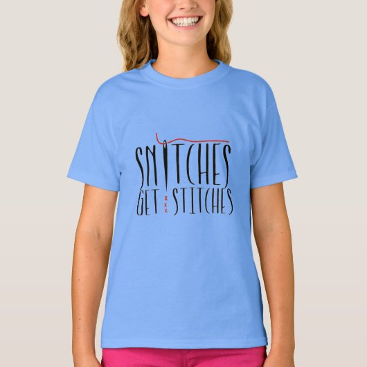 Snitches plaatsen T-Shirt (Voorkant)