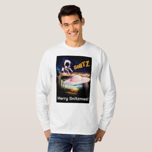 Snitz Kerstmis t-shirt (Voorkant volledig)