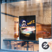 Snitz-vensterkoppeling Raamsticker (Cafe Raam)