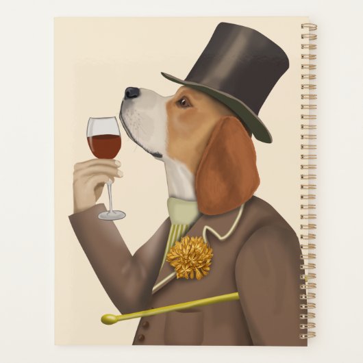 Snob de vin beagle (Dos)