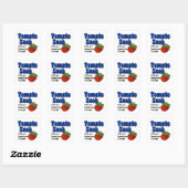 Snob tomate Funny Gardener dire Sticker (Feuille)