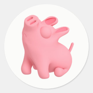 Snobby Rosa Ronde Sticker