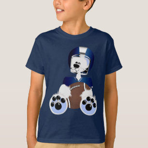 SnoBluebearies Football T-shirt
