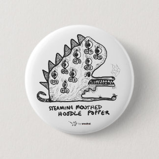 Snode Rat: Steaming Mouthed Hoodle Popper Ronde Button 5,7 Cm