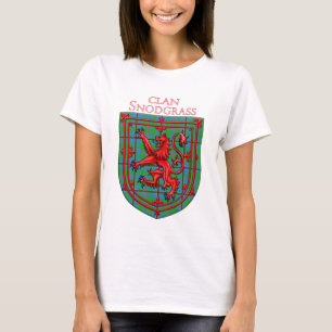 Snodgras Tartan Scottish Play Lion Rampant T-shirt
