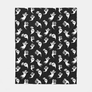 Snoeiende kleine spoken Scary Fun Halloween Fleece Deken